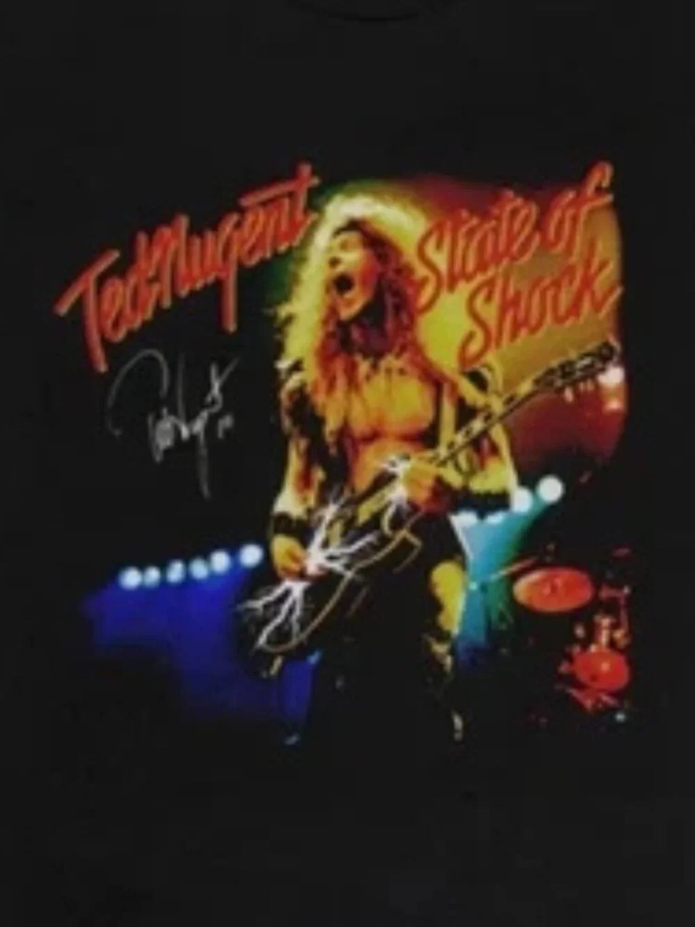 Ted Nugent Graphic T-Shirt Classic Rock Band Unisex Short Sleeve Tee